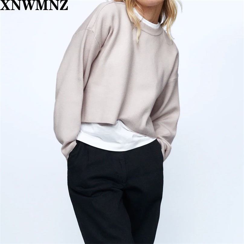 Autumn Winter knit sweater Long sleeve sweatshirt with a round neckline Female Casual Women' Chic sweaters 210520, Brown
Autumn Winter knit sweater Long sleeve sweatshirt with a round neckline Female Casual Women' Chic sweaters 210520, Brown