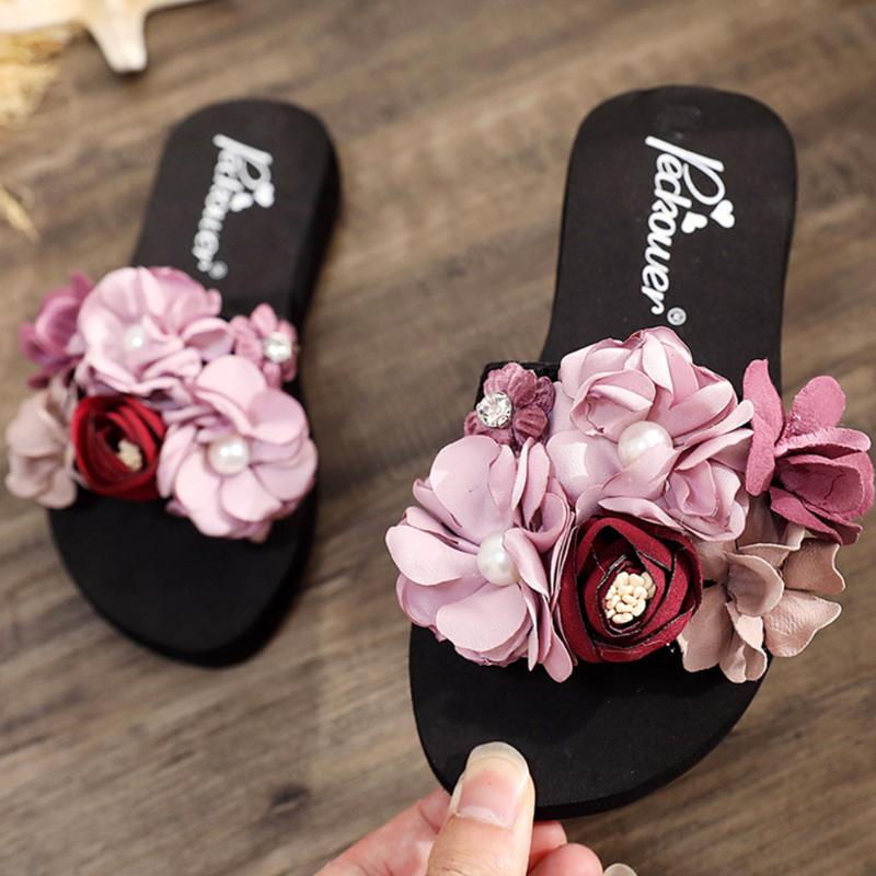 Slipper Summer Non-slip Children' Big Flowers Flip-Flops Girls Fashion Outdoor Beach Shoes Female Sandals Princess Slippers S181, Black;grey
Slipper Summer Non-slip Children' Big Flowers Flip-Flops Girls Fashion Outdoor Beach Shoes Female Sandals Princess Slippers S181, Black;grey