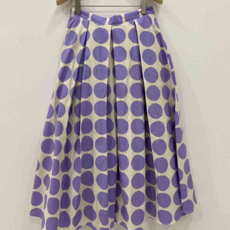Nomikuma Woman Skirts Korean Dot High Waist A-line Mid-calf Bottoms Summer New Sweet Skirt Faldas Mujer 6G822 210427
