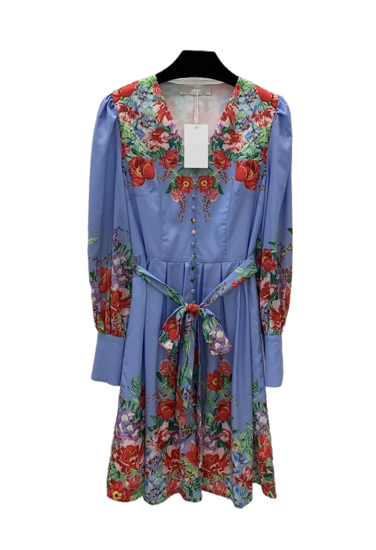 Milan Runway dresses 2022 Spring Summer V Neck Lantern Sleeve Print Women' Designer Dress Brand Same Style Clothing 1204-25, Picture color
Milan Runway dresses 2022 Spring Summer V Neck Lantern Sleeve Print Women' Designer Dress Brand Same Style Clothing 1204-25, Picture color