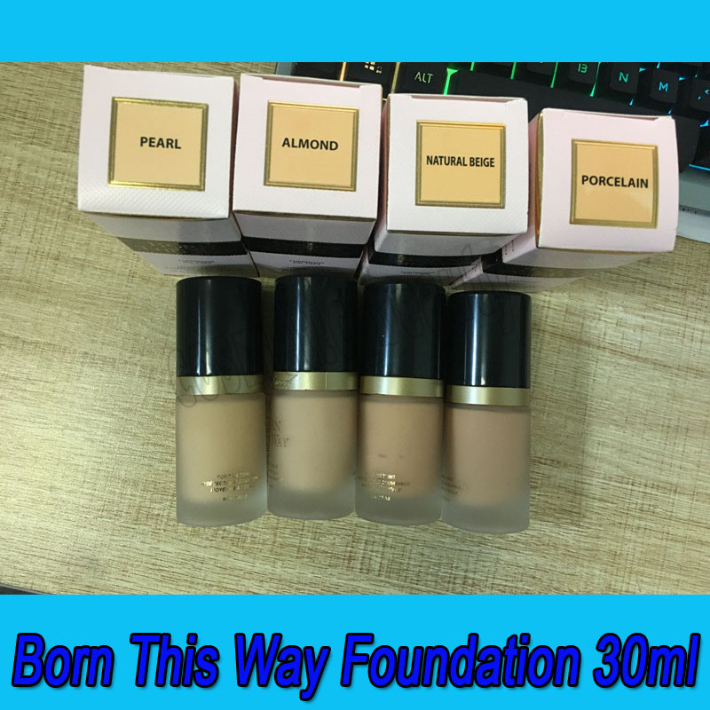 

.Face Makeup Born This Way Foundation 30ml Liquid Concealer Luminous Oil Free Undetectable Medium to Full Coverage Foundations 4 Colors, Mixed color