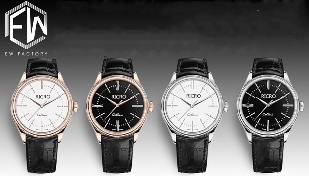 EW factory 2021 men's mechanical watch 39mm with 3132 automatic movement integrated middle case sapphire mirror imported from Italy full cover leather strap, Box
EW factory 2021 men's mechanical watch 39mm with 3132 automatic movement integrated middle case sapphire mirror imported from Italy full cover leather strap, Box