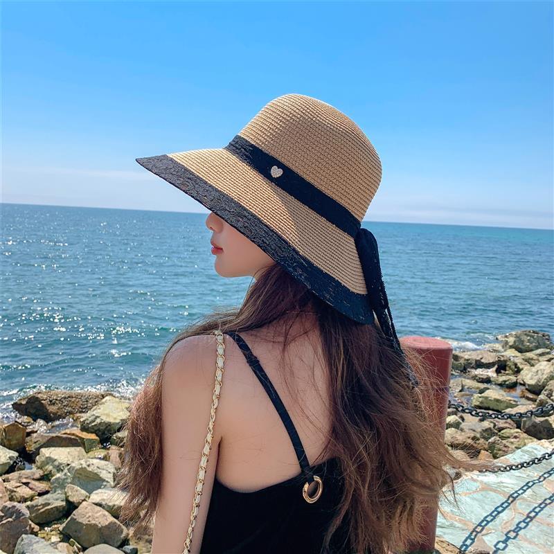 Wide Brim Hats Summer Bucket Straw Hat For Women Sun UV Protection Foldable Packable Travel Beach Ladies Visor Cap Holiday, Blue;gray
Wide Brim Hats Summer Bucket Straw Hat For Women Sun UV Protection Foldable Packable Travel Beach Ladies Visor Cap Holiday, Blue;gray