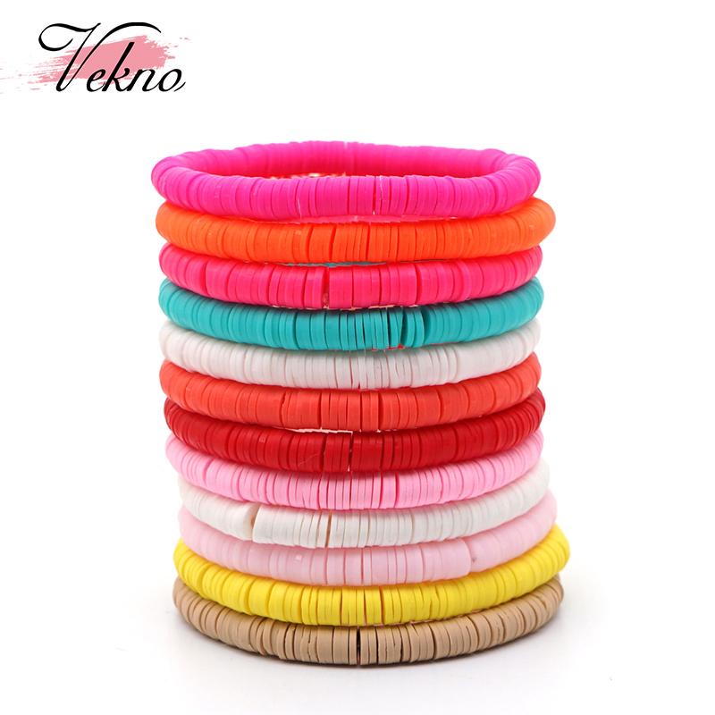 Vekno 6mm Heishi Disc Beads Polymer Clay Stretch Bracelet Pulseras Summer Surf Bracelets For Women Men Jewelry Gift Wholesale Charm
Vekno 6mm Heishi Disc Beads Polymer Clay Stretch Bracelet Pulseras Summer Surf Bracelets For Women Men Jewelry Gift Wholesale Charm
