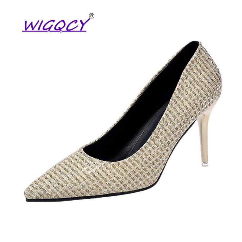 Gingham Golden High Heels Women 2021 Spring Autumn Shoes Princess Sequin Pointed Thin Party Wedding Dress, Black
Gingham Golden High Heels Women 2021 Spring Autumn Shoes Princess Sequin Pointed Thin Party Wedding Dress, Black