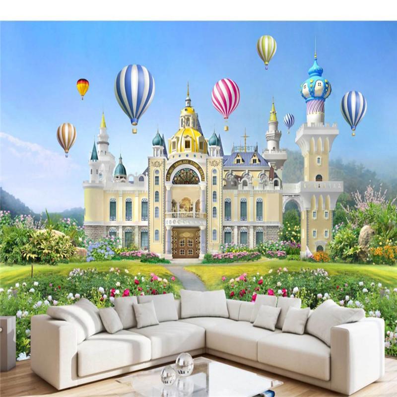 Wallpapers Custom Po 3D Luxury European Castle Murals For Kids Flowers Leaf Blue Sky Living Room Children, As picture
Wallpapers Custom Po 3D Luxury European Castle Murals For Kids Flowers Leaf Blue Sky Living Room Children, As picture