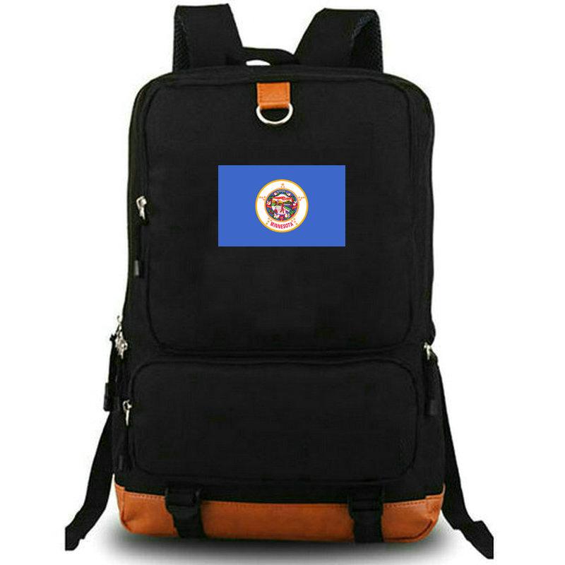 Backpack Minnesota North Star State Flag Schoolbag America MN Province Banner School Bag Laptop Day Pack, Black
Backpack Minnesota North Star State Flag Schoolbag America MN Province Banner School Bag Laptop Day Pack, Black
