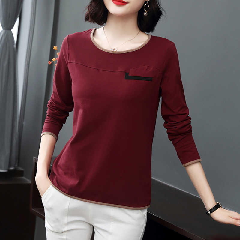 shintimes Cotton T Shirt Women Long Sleeve Casual T- Plus Size Tshirt Female Loose Womens Clothing Tee Femme 4XL 210615, Yellow
shintimes Cotton T Shirt Women Long Sleeve Casual T- Plus Size Tshirt Female Loose Womens Clothing Tee Femme 4XL 210615, Yellow