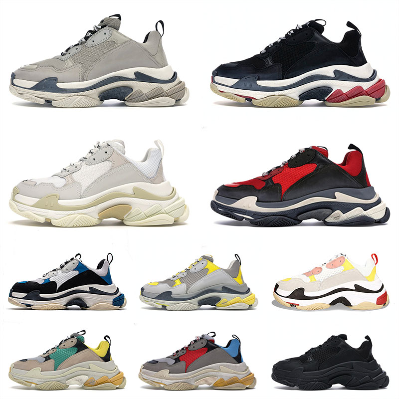 Triple S Designer Shoes Paris 17FW Oversized Platform Sneakers Classic Black White Blue Grey Pink Luxury Brand Vintage Trainers Old Dad Boots Fashion, A1 triple white 36-45
Triple S Designer Shoes Paris 17FW Oversized Platform Sneakers Classic Black White Blue Grey Pink Luxury Brand Vintage Trainers Old Dad Boots Fashion, A1 triple white 36-45