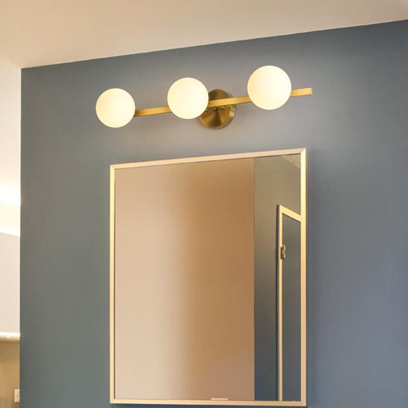 Wall Lamp Modern Copper Brass Round Globe LED MODO Glass Ball Light Mirror For Bathroom Moisture Wet
Wall Lamp Modern Copper Brass Round Globe LED MODO Glass Ball Light Mirror For Bathroom Moisture Wet