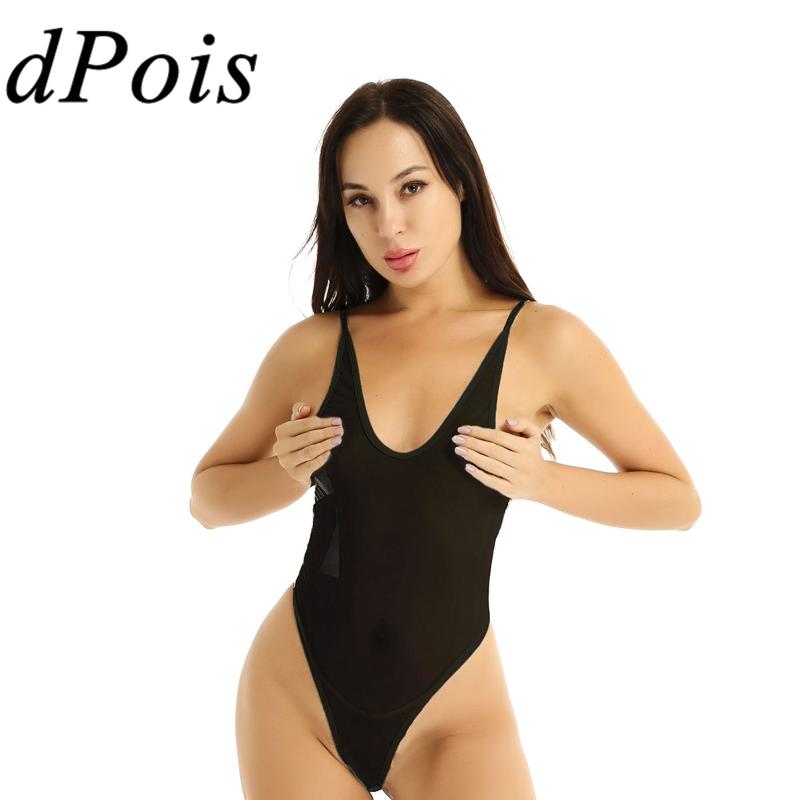 Women's Swimwear Women One Piece Swimsuit Adult Lingerie U Neck Backless Crotchless High Cut Thong Leotard Bodysuit Sleepwear Nightwear, Black
Women's Swimwear Women One Piece Swimsuit Adult Lingerie U Neck Backless Crotchless High Cut Thong Leotard Bodysuit Sleepwear Nightwear, Black