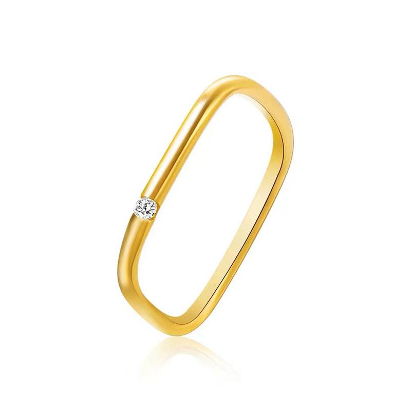 Wedding Rings OUFEI Stainless Steel For Women Cute Zircon Geometric Square Engagement Ring Jewelry Gift Rhinestones
Wedding Rings OUFEI Stainless Steel For Women Cute Zircon Geometric Square Engagement Ring Jewelry Gift Rhinestones