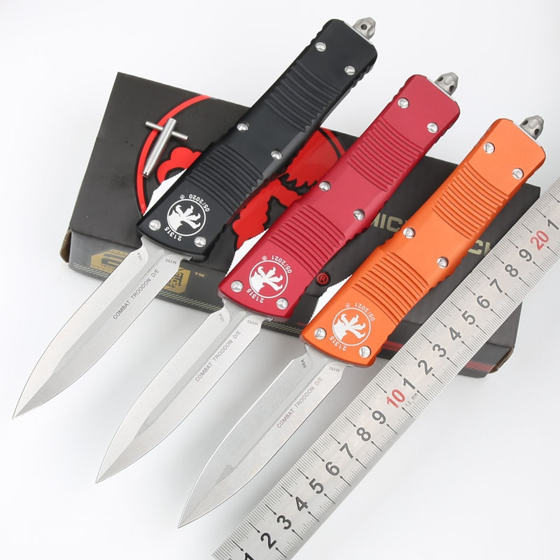 High quality MICROTECH Combat Troodon Interceptor knife Bowie Hellhound Tanto / Spear point D2 steel blade knives Tactical EDC knifes
High quality MICROTECH Combat Troodon Interceptor knife Bowie Hellhound Tanto / Spear point D2 steel blade knives Tactical EDC knifes