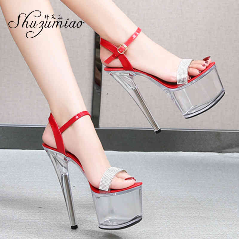 Wedding Shoes Bride High Heels 17cm Shoes Women Heel Transparent Female Clear Sandals Platform Woman Stilettos Stripper Pole 210429, Lavender
Wedding Shoes Bride High Heels 17cm Shoes Women Heel Transparent Female Clear Sandals Platform Woman Stilettos Stripper Pole 210429, Lavender