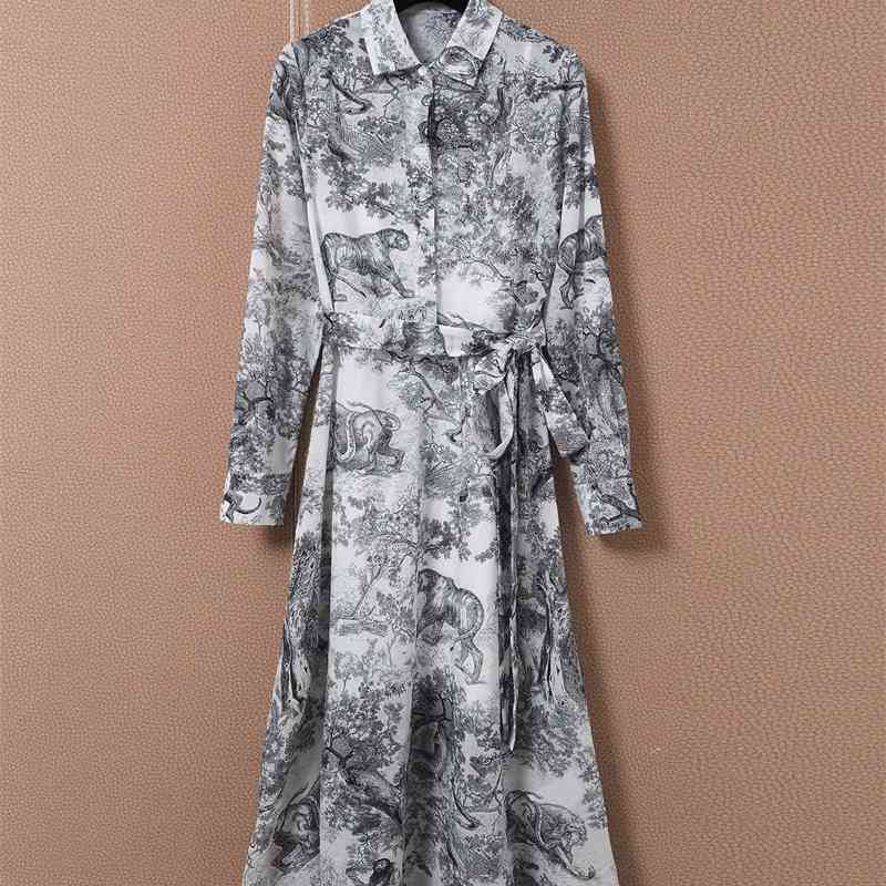 Truevoker European High Street 100% Cotton Dress Lady Long Sleeve Print Casual Resort Midi Prom Robe Women Festa Vestidos 210602, Blue
Truevoker European High Street 100% Cotton Dress Lady Long Sleeve Print Casual Resort Midi Prom Robe Women Festa Vestidos 210602, Blue