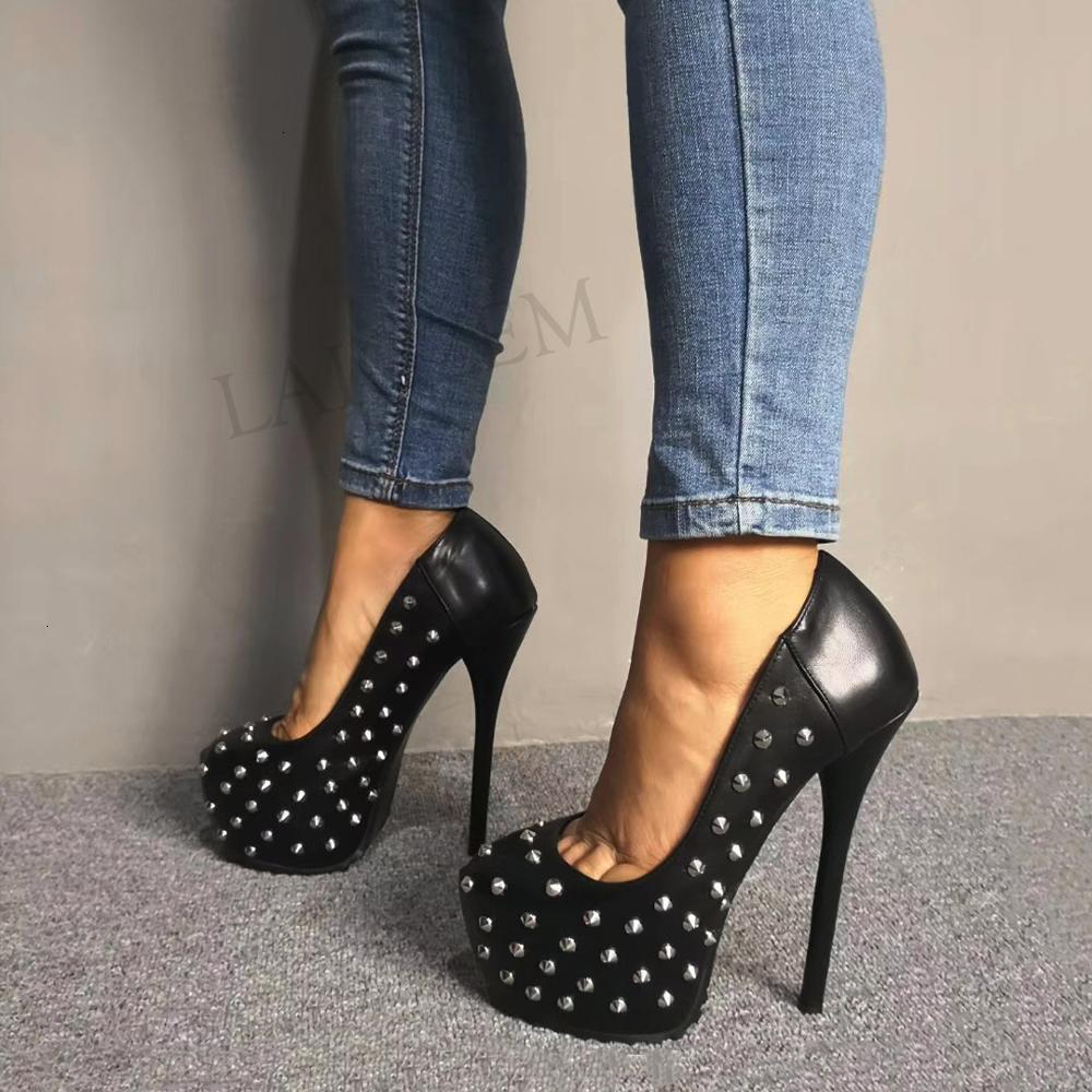 dress shoes laigzem women pumps platform stiletto heels punk cool rivets summer autumn club woman zapatos mujer large size pgsu, Black
dress shoes laigzem women pumps platform stiletto heels punk cool rivets summer autumn club woman zapatos mujer large size pgsu, Black