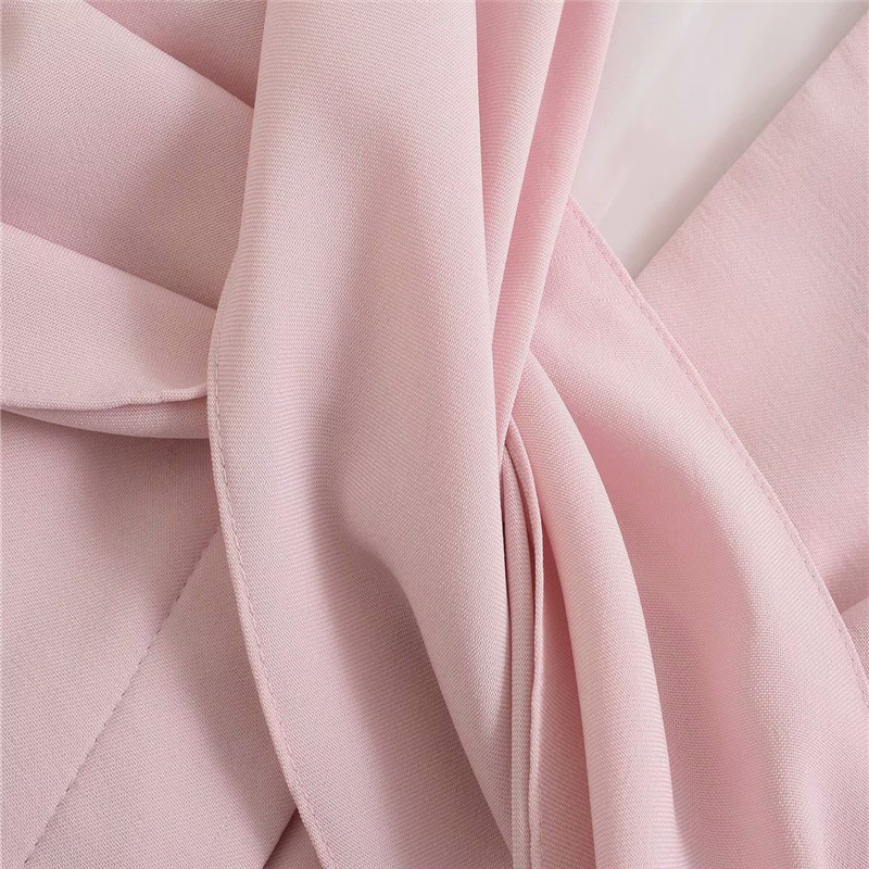 2021za 2021 knot ruched mini dress women vintage long sleeve pink black office lady dresses woman front button elegant summer dress, Black;gray
2021za 2021 knot ruched mini dress women vintage long sleeve pink black office lady dresses woman front button elegant summer dress, Black;gray