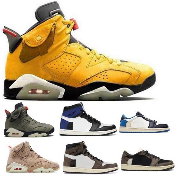 Travis Scotts 6 1 Fragment Jumpman 1s 6s Basketball Shoes High Low OG British Khaki Mocha Yellow Jack 2021 Men Women Authentic Sneakers, Blue
Travis Scotts 6 1 Fragment Jumpman 1s 6s Basketball Shoes High Low OG British Khaki Mocha Yellow Jack 2021 Men Women Authentic Sneakers, Blue