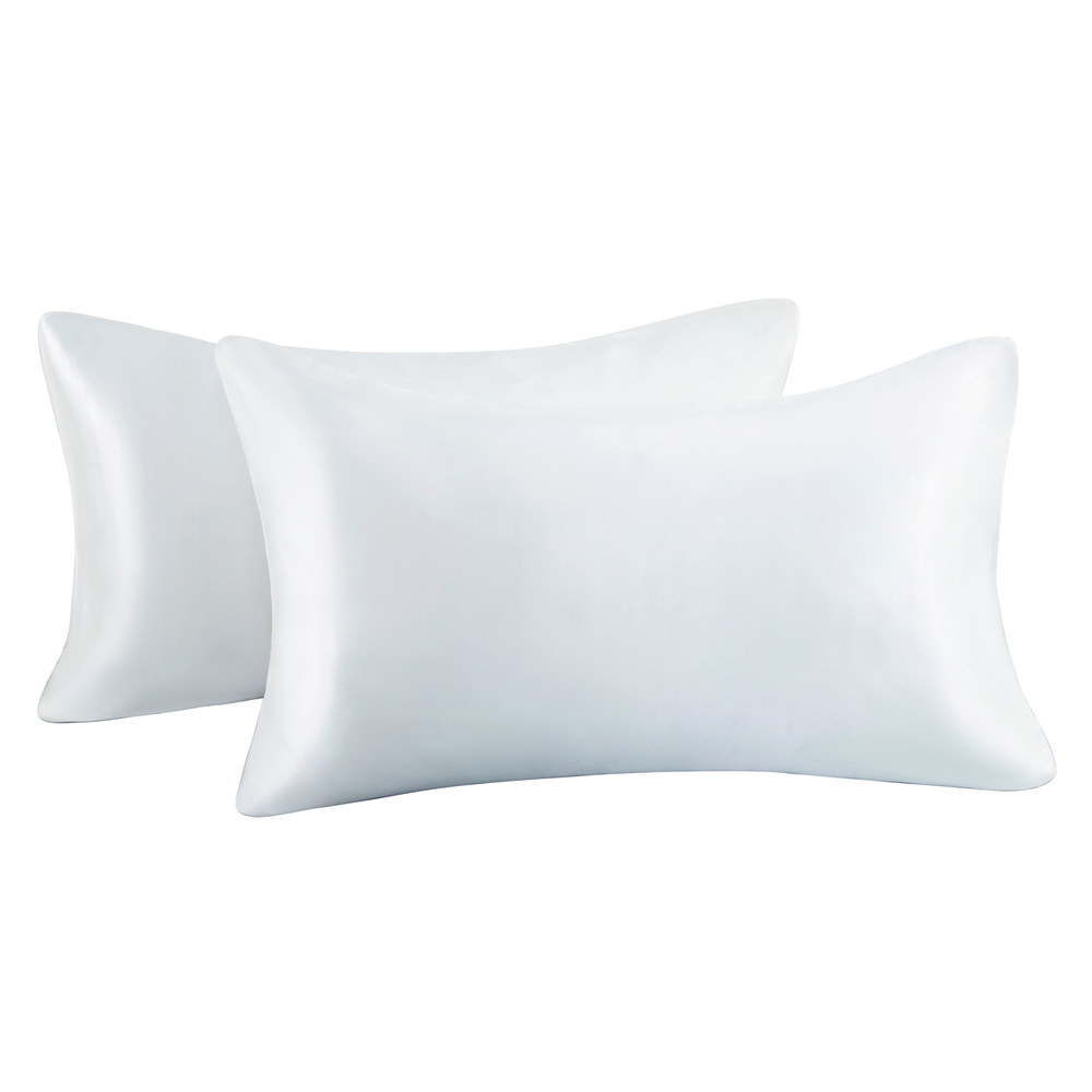 2 PCS Best Quality Royal Silky Satin Skin Care Pillowcase Hair Anti Pillow Case Queen King Standard Size Facial Sleep Lines