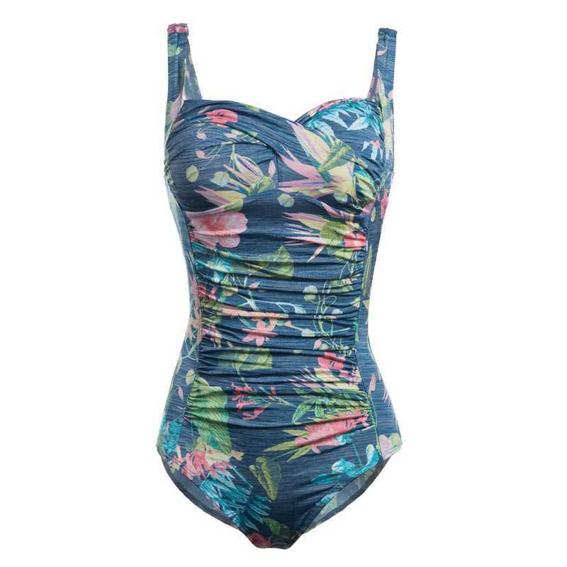 Julysand Women Swimwear Sexy Swimsuit Lady High-end BathingSuit High Waist Floral for women 210702