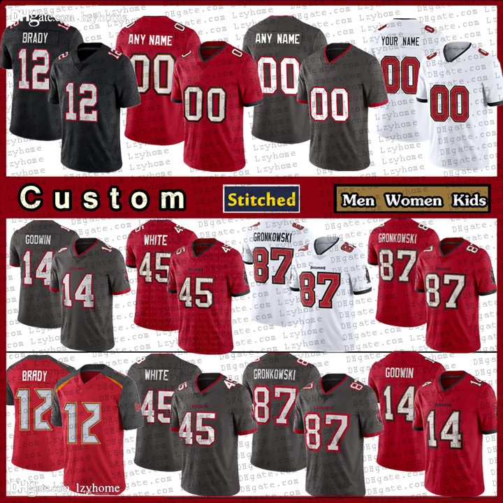 11 Julian Edelman Custom Men Women Kids Football Jerseys 12 Tom Brady 87 Rob Gronkowski 13 Mike Evans 54 Lavonte David 27 Ronald Jones II 84 Antonio Brown 40 Alstott, My store(lzyhome)
11 Julian Edelman Custom Men Women Kids Football Jerseys 12 Tom Brady 87 Rob Gronkowski 13 Mike Evans 54 Lavonte David 27 Ronald Jones II 84 Antonio Brown 40 Alstott, My store(lzyhome)