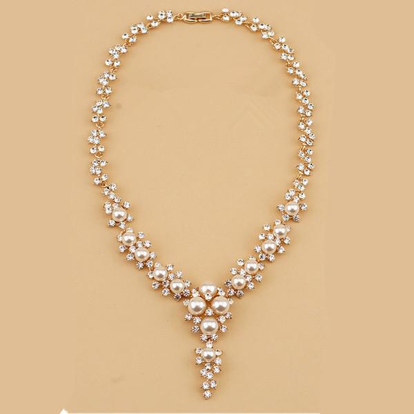 Chokers Gold Tone Ivory Pearl Clear Rhinestone Crystal Diamante Wedding Bridal Necklace
Chokers Gold Tone Ivory Pearl Clear Rhinestone Crystal Diamante Wedding Bridal Necklace