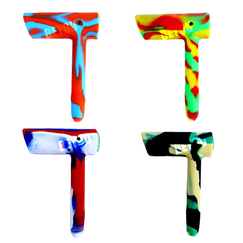 2021 Newest Silicone Pipe Small hammer shape Dry Burning Pipes Silicones Smoking Set Hookah Accessories
2021 Newest Silicone Pipe Small hammer shape Dry Burning Pipes Silicones Smoking Set Hookah Accessories