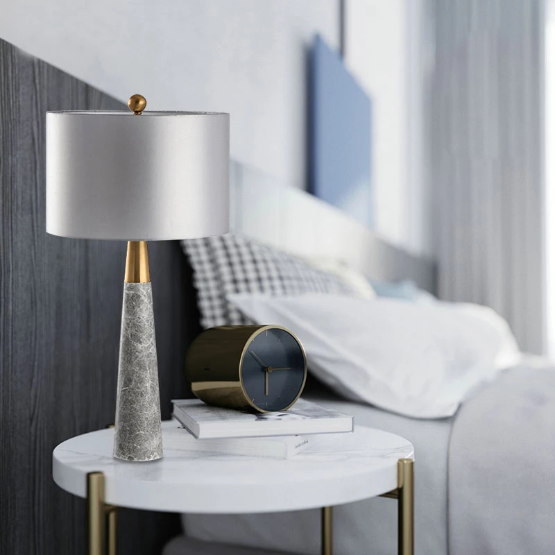 Minimalist Night Bed Side Table Lamp for Bedroom Living Loft Personal Office Desk Room Ornaments Decorative
