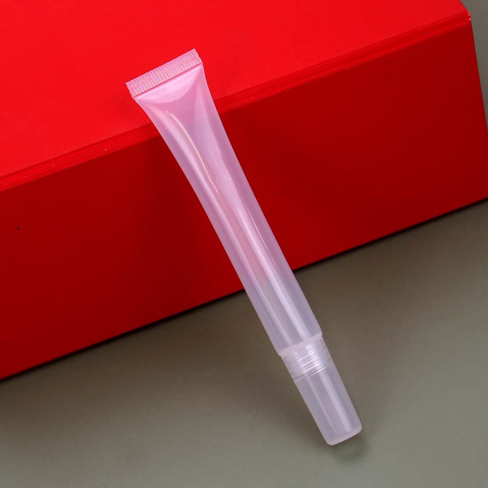 whole empty long lipgloss squeeze soft tubes lip balm lip gloss container packaging 15ml for cosmetics8992240