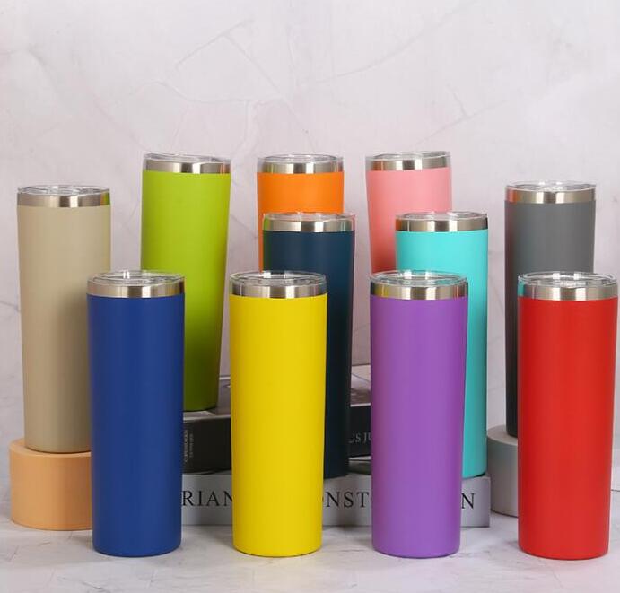 20oz skinny tumbler with rim 20oz powder coated stainless steel skinny cup with lid straw vacuum insulated coffee mug water bottle 20colors, As pic
20oz skinny tumbler with rim 20oz powder coated stainless steel skinny cup with lid straw vacuum insulated coffee mug water bottle 20colors, As pic