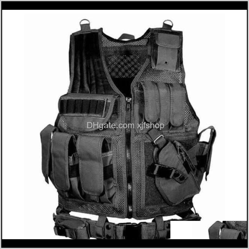 Vests Clothing Tactical Geartactical Multi-Pocket Swat Army Cs Hunting Vest Camping Hiking Aessories T190920 Drop Delivery 2021 9Wcuf, Black
Vests Clothing Tactical Geartactical Multi-Pocket Swat Army Cs Hunting Vest Camping Hiking Aessories T190920 Drop Delivery 2021 9Wcuf, Black