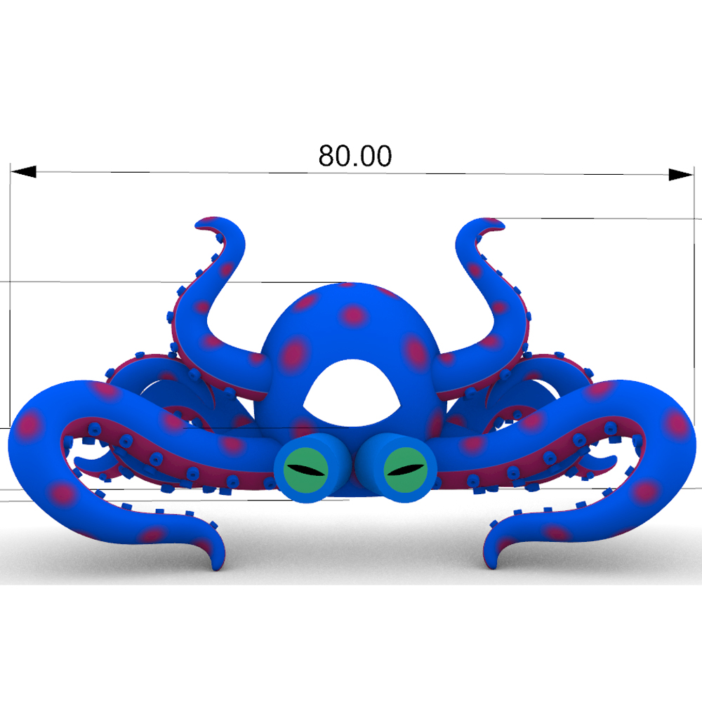 custom made 8m 26ftW concert stage decoration giant inflatable octopus dome tent outdoor octopuss tentacles for DJ