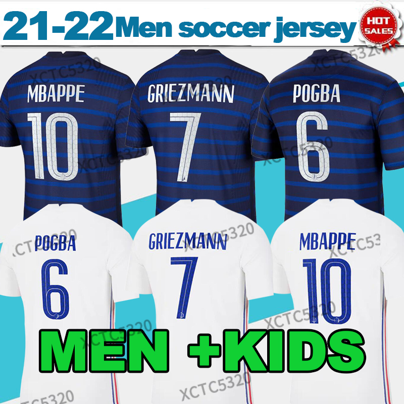 21/22 European Soccer Jersey Maillot #19 BENZEMA #10 MBAPPE Nation Team home blue Soccer Shirt 2012 #7 GRIEZMANN #13 KNATE #6POGBA Away Whit, Black;yellow
21/22 European Soccer Jersey Maillot #19 BENZEMA #10 MBAPPE Nation Team home blue Soccer Shirt 2012 #7 GRIEZMANN #13 KNATE #6POGBA Away Whit, Black;yellow