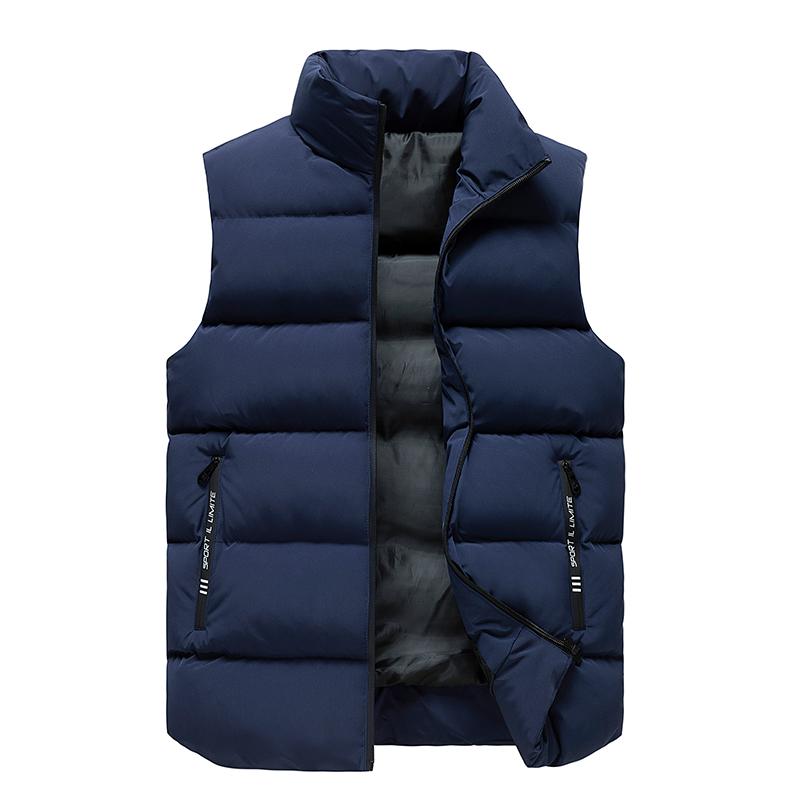 Men's Vests Winter Men Warm Down Vest Coat Light Sleeveless Puffer Jacket Fashion Stand Collar Solid Windproof Waistcoat, Blue
Men's Vests Winter Men Warm Down Vest Coat Light Sleeveless Puffer Jacket Fashion Stand Collar Solid Windproof Waistcoat, Blue