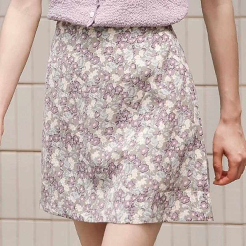 summer Basic Skirt Retro Floral Design Thin High Waist Zipper A-line Print Office Lady Cotton Woman Clothing 210604, Purple
summer Basic Skirt Retro Floral Design Thin High Waist Zipper A-line Print Office Lady Cotton Woman Clothing 210604, Purple