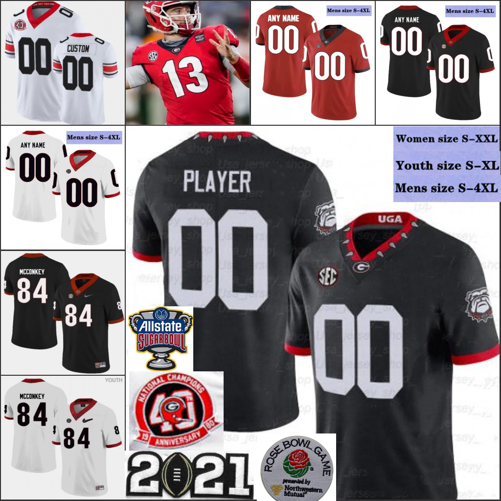Custom 84 McConkey Georgia Bulldogs jersey mens women youth UGA Football NCAA 150TH stitched Jerseys 99 Davis 34 Herschel Walker any name number, Red women
Custom 84 McConkey Georgia Bulldogs jersey mens women youth UGA Football NCAA 150TH stitched Jerseys 99 Davis 34 Herschel Walker any name number, Red women