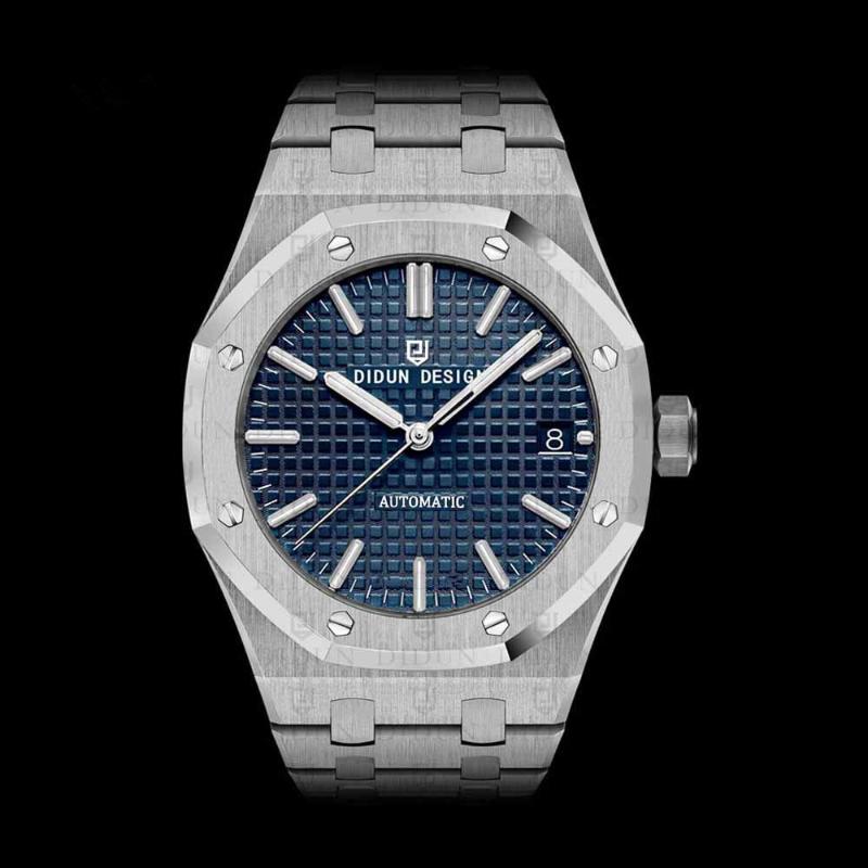Wristwatches DIDUN DESIGN Automatic Watch 41mm Japan MIYOTA 8215 Movement Sapphire Glass Full Stainless Steel Mechanical Watches, Blue
Wristwatches DIDUN DESIGN Automatic Watch 41mm Japan MIYOTA 8215 Movement Sapphire Glass Full Stainless Steel Mechanical Watches, Blue