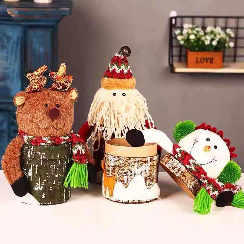 Christmas decorations retro old man candy jar cartoon cloth art doll machine embroidered candy children's holiday gift Paper tube box
Christmas decorations retro old man candy jar cartoon cloth art doll machine embroidered candy children's holiday gift Paper tube box