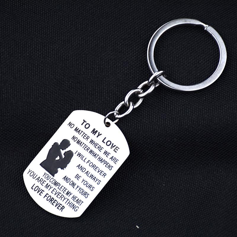 Keychains Personalized Initial To My Love Custom Key Rings Engraved Lover's Cute Jewelry Valentine's Day Gift
Keychains Personalized Initial To My Love Custom Key Rings Engraved Lover's Cute Jewelry Valentine's Day Gift