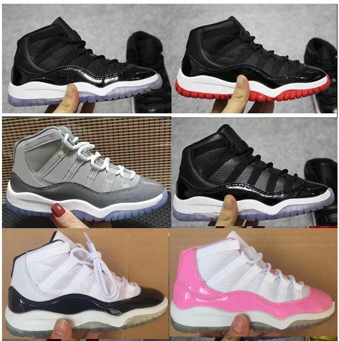Kids 11 11s Cool Grey Space Jam Bred Concord 72-10 Basketball Shoes Children Boy Girl Sneakers Toddlers Birthday Gift
Kids 11 11s Cool Grey Space Jam Bred Concord 72-10 Basketball Shoes Children Boy Girl Sneakers Toddlers Birthday Gift