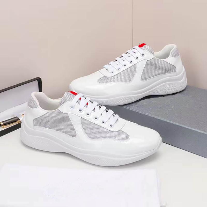 Mens black leather sports shoes high quality flat America Cup Designer Patent white Blue Mesh Lace-up Nylon comfortable lace up casual shoe
Mens black leather sports shoes high quality flat America Cup Designer Patent white Blue Mesh Lace-up Nylon comfortable lace up casual shoe