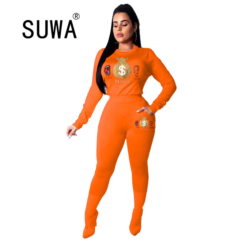 Autumn Winter 2 Pieces Set Sexy Outfits Women Clothing Sets Long Sleeve T-shirt Top + High Waist Pencil Pants Sweatpants Suit 210525, Blue
Autumn Winter 2 Pieces Set Sexy Outfits Women Clothing Sets Long Sleeve T-shirt Top + High Waist Pencil Pants Sweatpants Suit 210525, Blue