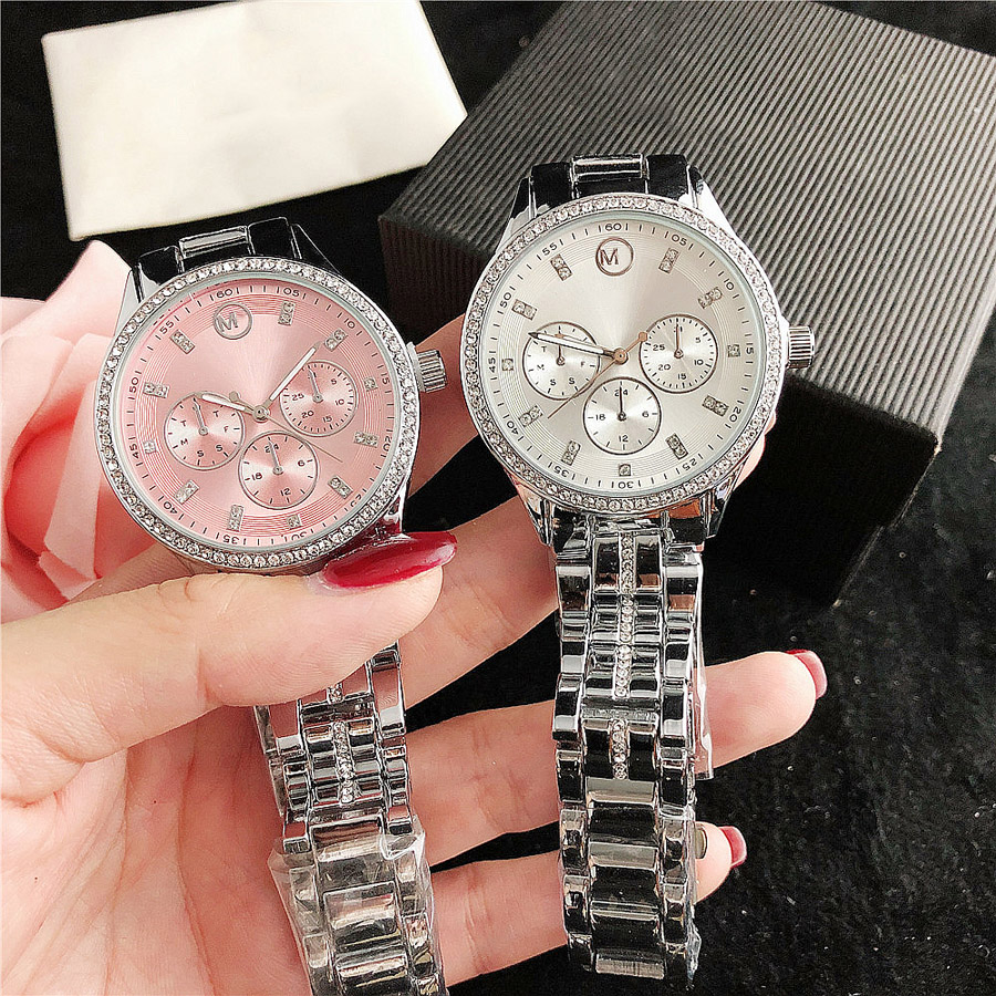 Brand Watches Women Lady Girl Diamond Crystal 3 Dials Style Metal Steel Band Quartz Wrist Watch M134, Rose gold
Brand Watches Women Lady Girl Diamond Crystal 3 Dials Style Metal Steel Band Quartz Wrist Watch M134, Rose gold