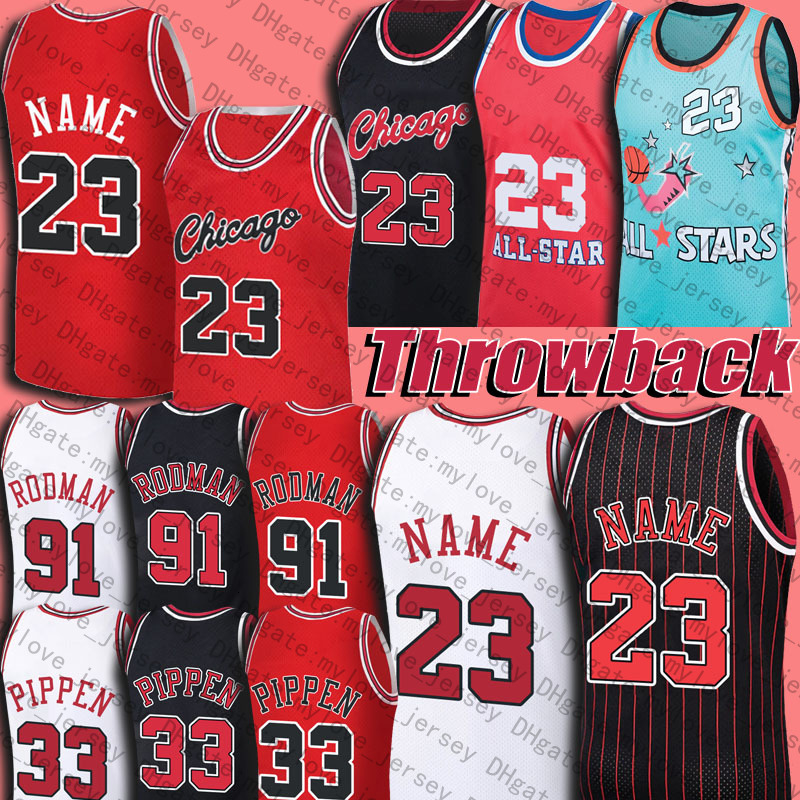 Retro 23 MJ Jersey 33 Scottie Pippen Jerseys 91 Dennis Rodman Basketball Jersey North Carolina Throwback Vintage Dream Team
Retro 23 MJ Jersey 33 Scottie Pippen Jerseys 91 Dennis Rodman Basketball Jersey North Carolina Throwback Vintage Dream Team