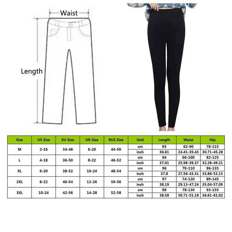 Winter Pants Thermal Leggings High Waisted Flannel Streetwear Trousers Women Casual Thicker upgraded version 211215