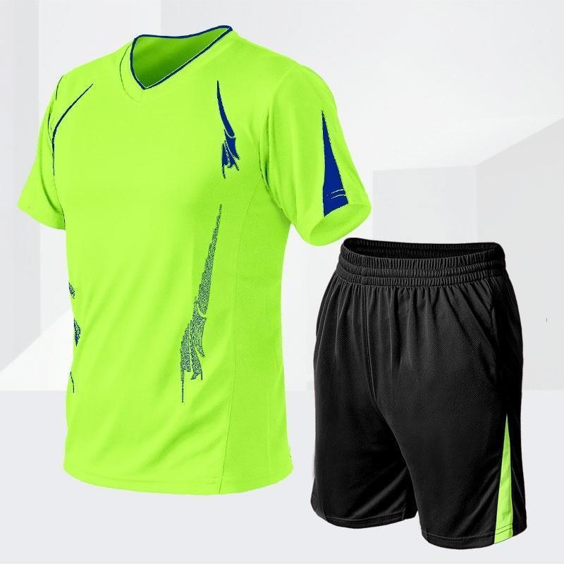 Men's Tracksuits Casual Men Sets Summer Solid Sports Suit Two Piece T Shirts+Shorts Sportswear Jogger Slim Fit Tracksuit Quick Dr, Gray
Men's Tracksuits Casual Men Sets Summer Solid Sports Suit Two Piece T Shirts+Shorts Sportswear Jogger Slim Fit Tracksuit Quick Dr, Gray