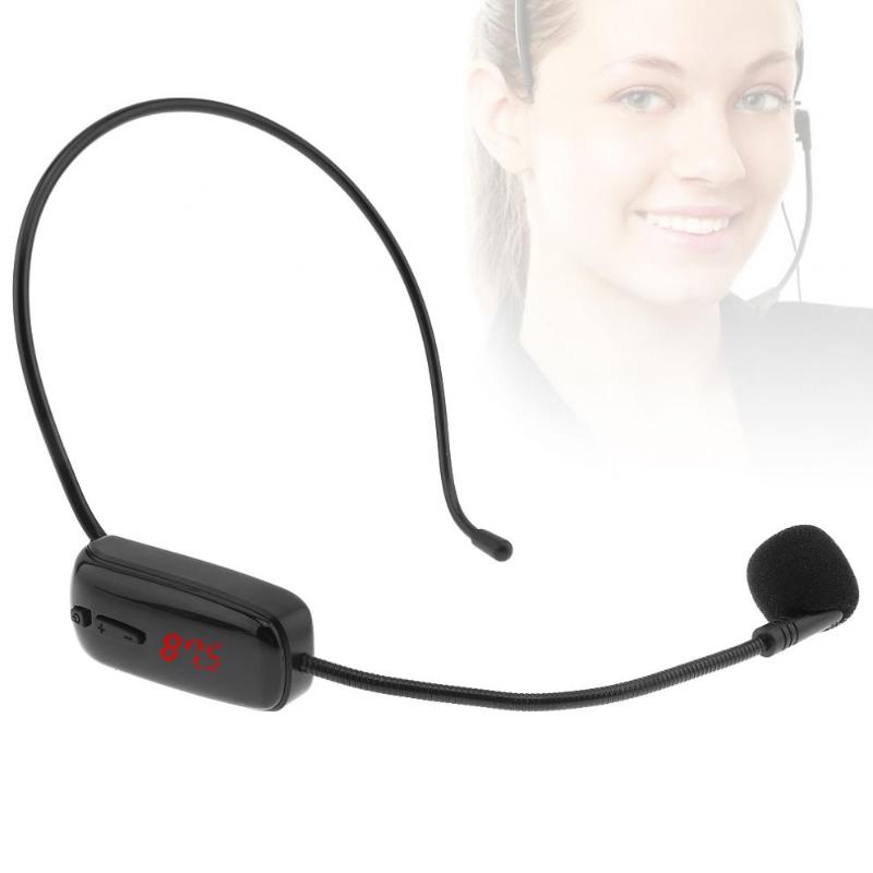 Microphones Universal Portable FM Wireless Microphone Headset Megaphone Radio Mic For Loudspeaker Teaching Tour Guide Meeting Lectures
Microphones Universal Portable FM Wireless Microphone Headset Megaphone Radio Mic For Loudspeaker Teaching Tour Guide Meeting Lectures