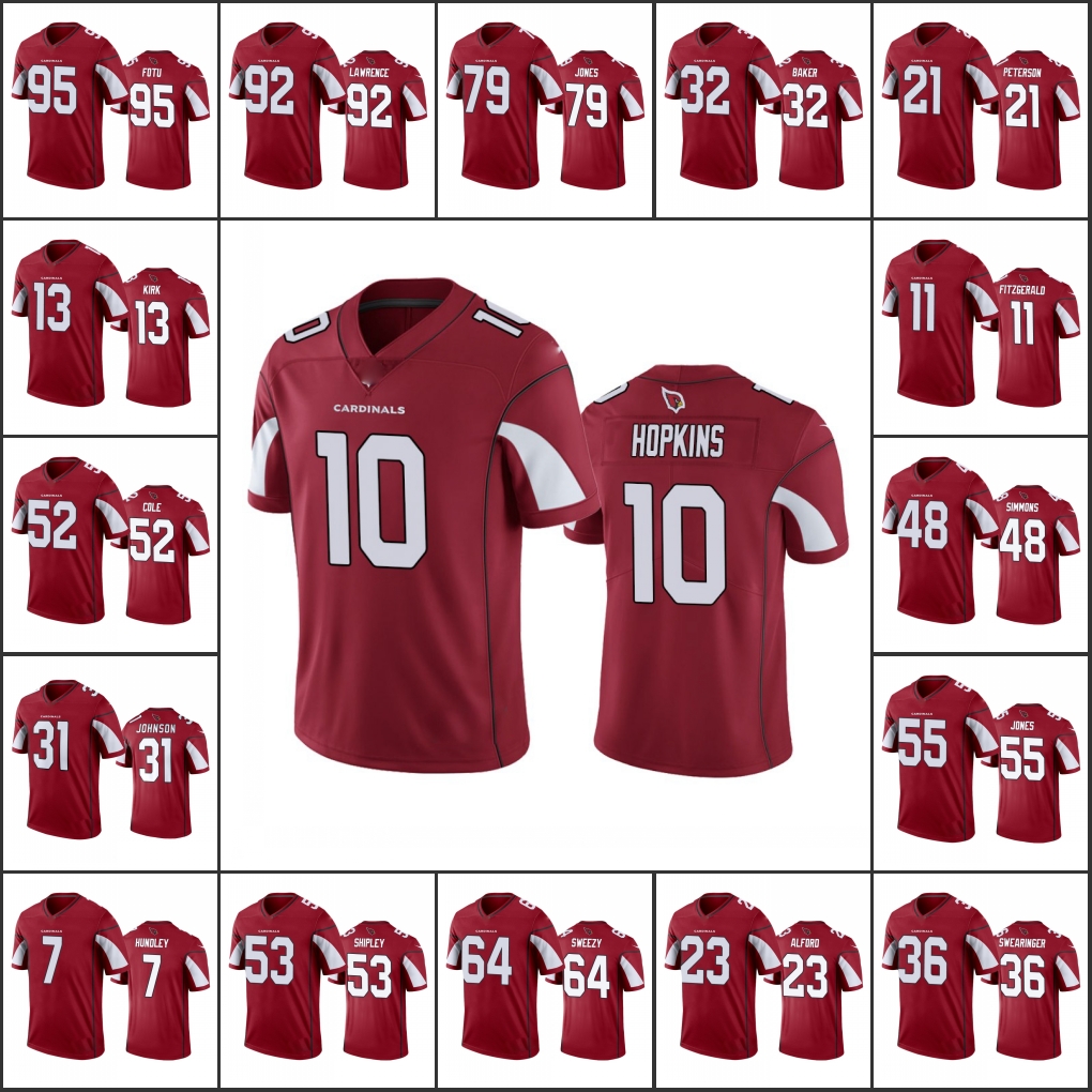Jersey Arizona''Cardinals''Men #79 Josh Jones 48 Isaiah Simmons 11 Fitzgerald 10 DeAndre Hopkins''NFL''Women Youth Cardinal Legend Jersey
Jersey Arizona''Cardinals''Men #79 Josh Jones 48 Isaiah Simmons 11 Fitzgerald 10 DeAndre Hopkins''NFL''Women Youth Cardinal Legend Jersey