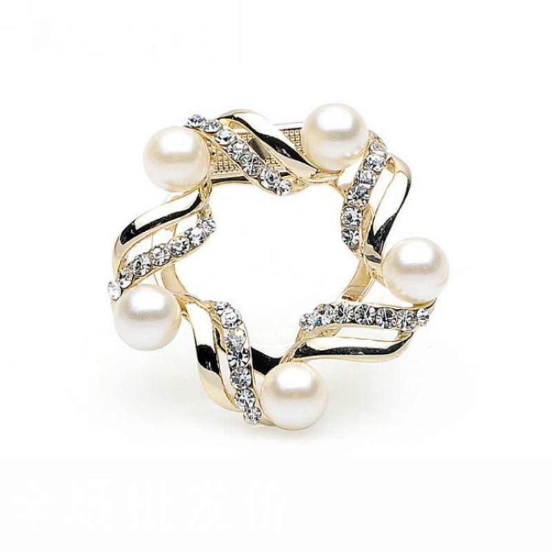 Pins, Brooches Korea High Quality Rhinestone Silk Scarf Buckle Imitation Pearls Alloy Temperament Brooch Dual Purpose
Pins, Brooches Korea High Quality Rhinestone Silk Scarf Buckle Imitation Pearls Alloy Temperament Brooch Dual Purpose