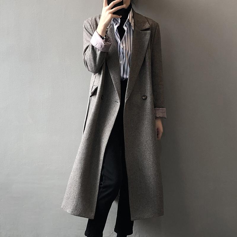 Women's Trench Coats Women Winter Fashion Loose Long Casual Coat 2021 Female Turn-down Collar Pocket Padded Warm, Gray
Women's Trench Coats Women Winter Fashion Loose Long Casual Coat 2021 Female Turn-down Collar Pocket Padded Warm, Gray